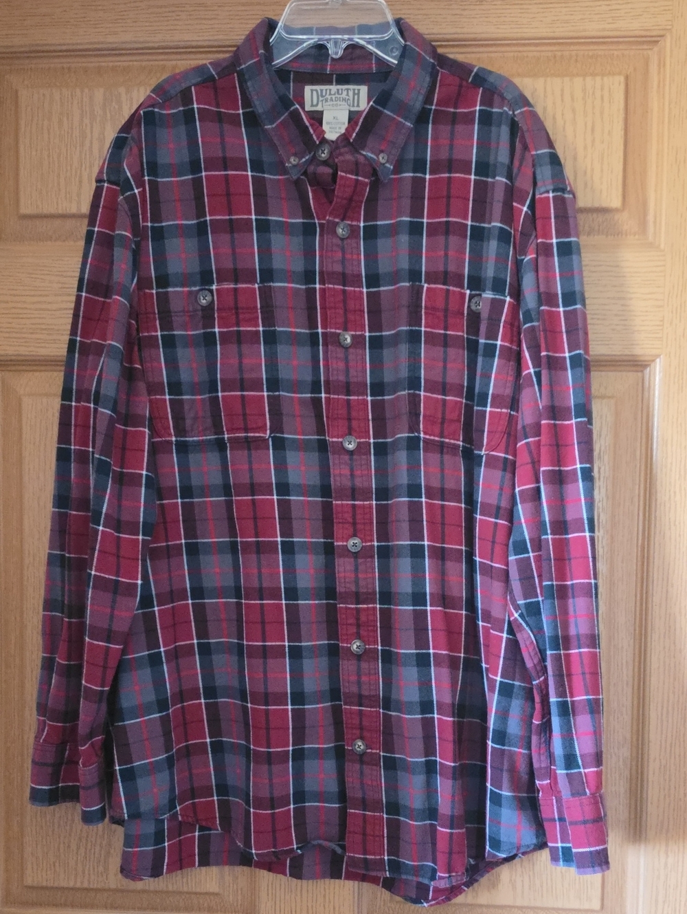Duluth Trading Co Mens Flannel Shirt